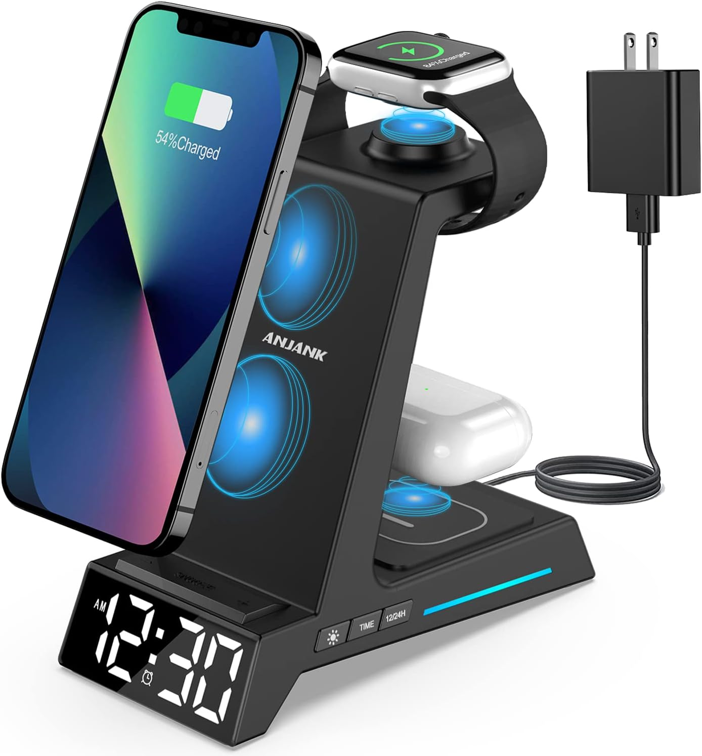 Alarm Clock with Charging Station