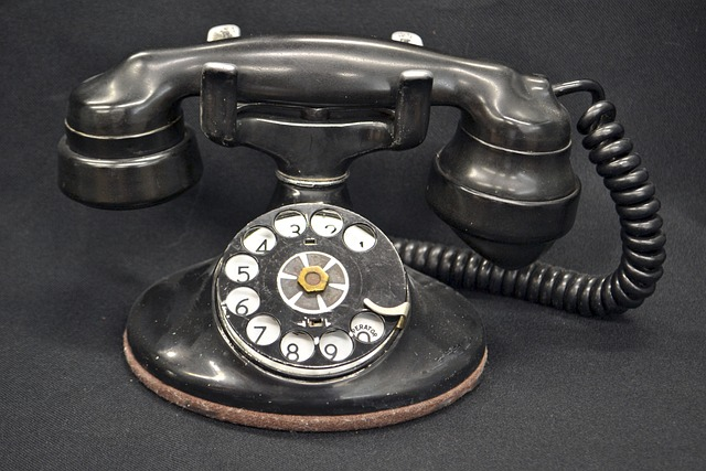 old, phone, rotary
