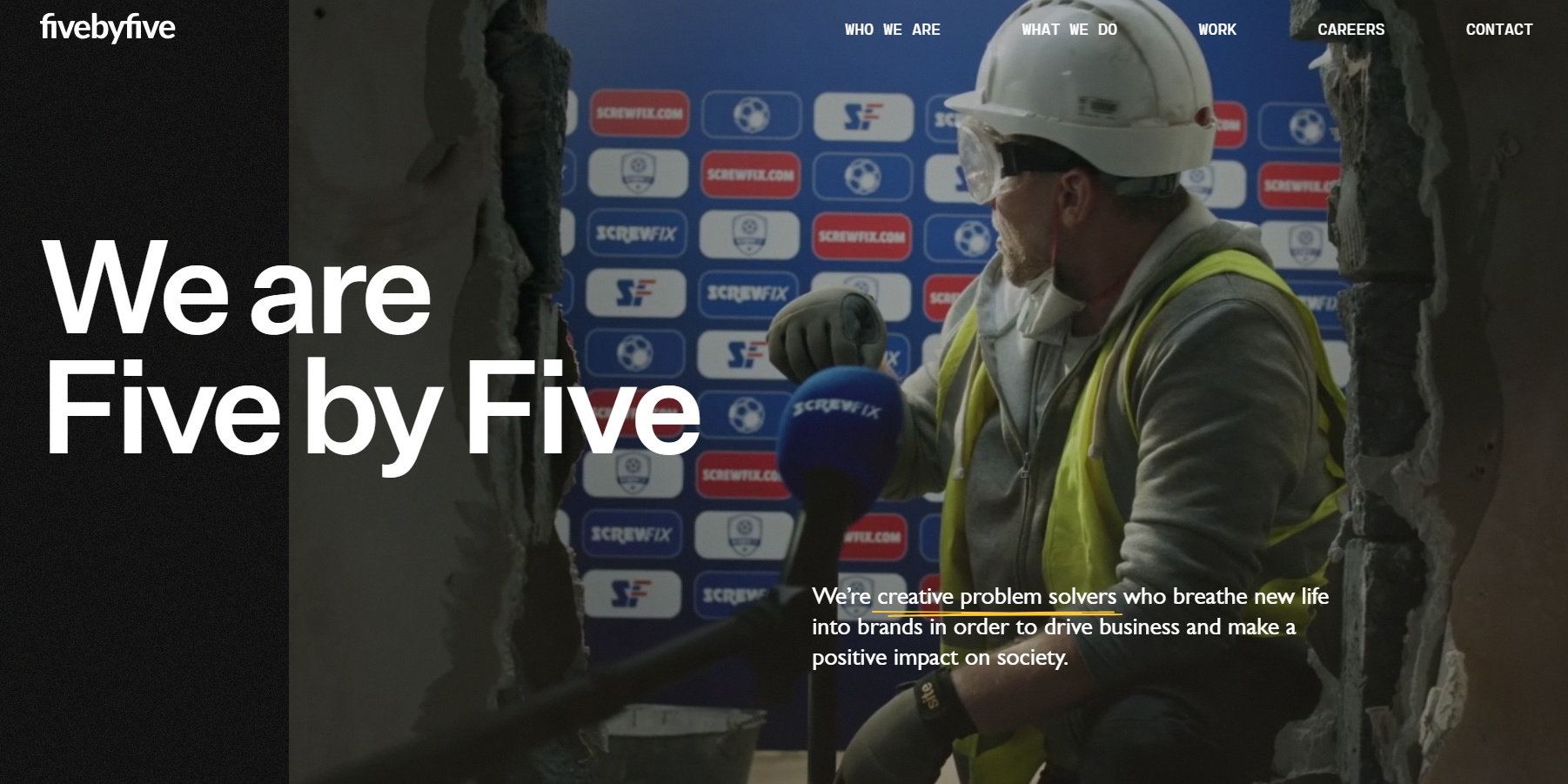 Five By Five Agency Homepage