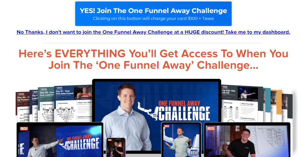 ClickFunnels - one funnel away challenge
