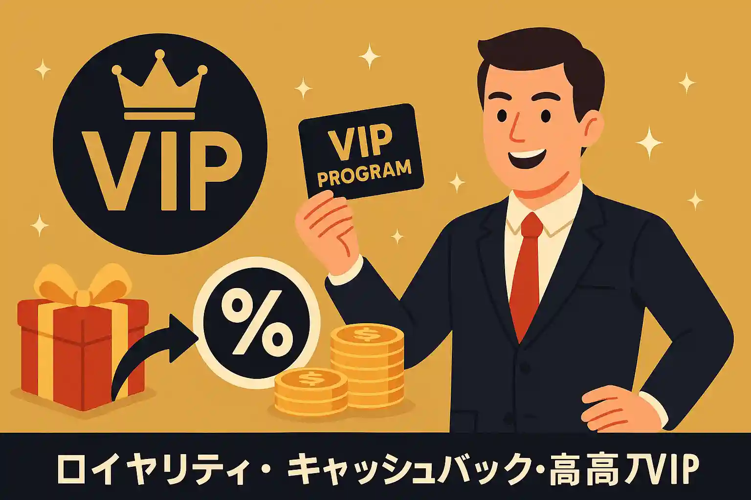 VIPプログラムの特典と還元率｜ロイヤリティ・キャッシュバック・高還元VIP