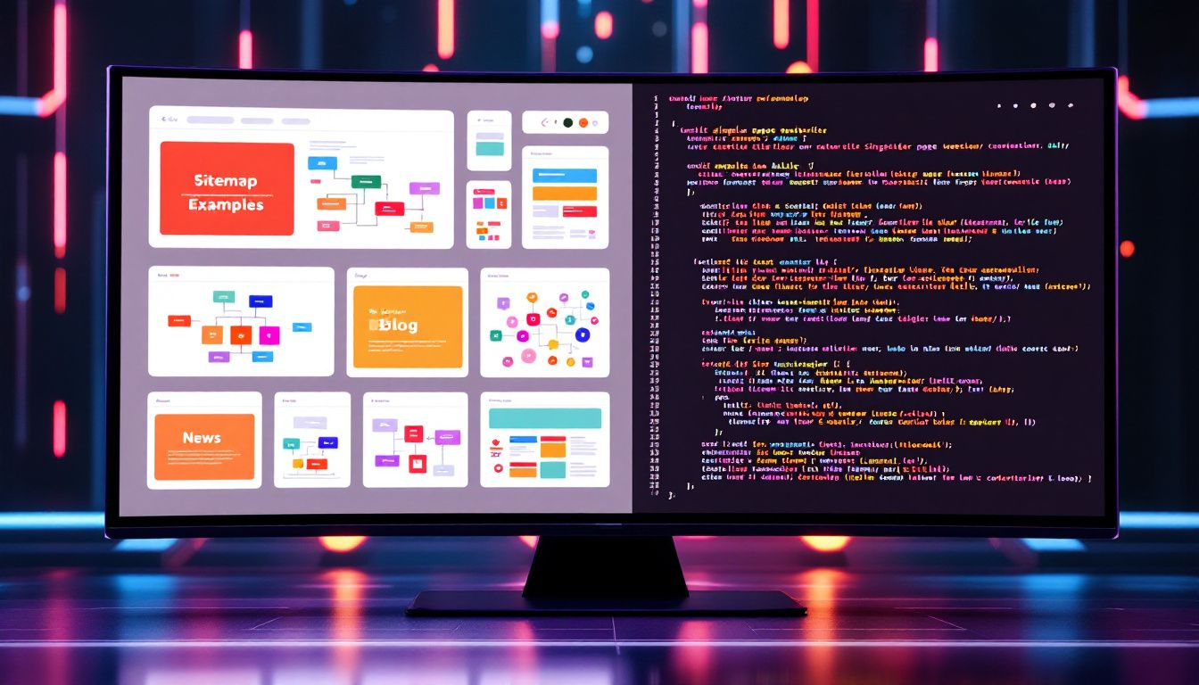 Ejemplos de diferentes tipos de sitemaps XML para diversos sitios web.