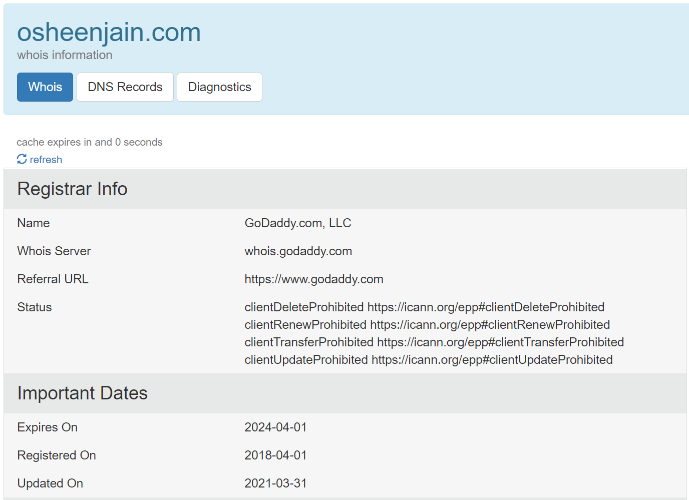 WHOIS Domain Lookup - Find out who owns a website - GoDaddy