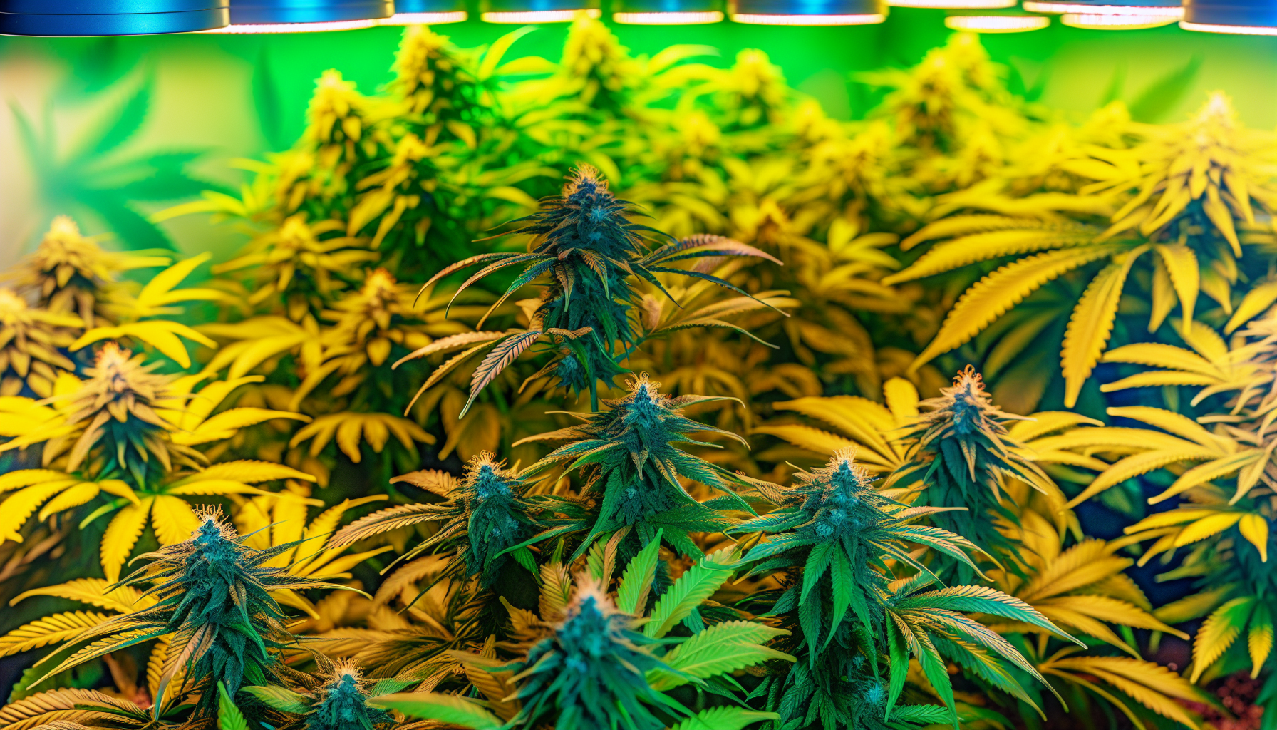 Autoflowering Cannabis-Pflanzen im Wachstum