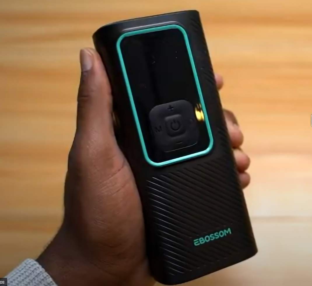 E Bossom cordless portable tire inflator