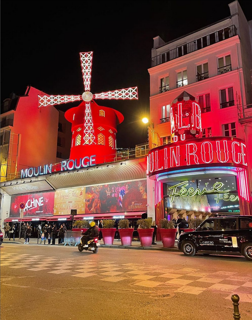 moulin rouge near paris catacombs