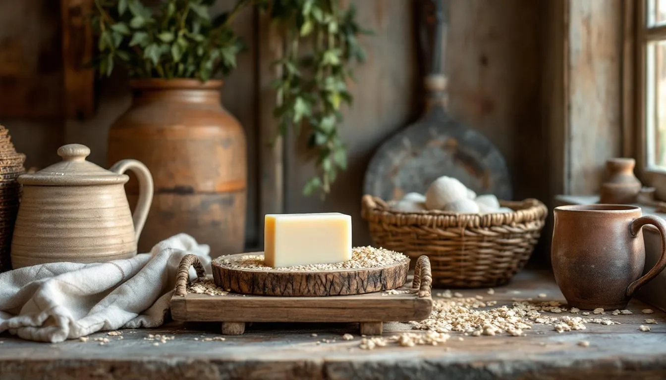 Proper storage of oatmeal milk soap in a cool, dry place.