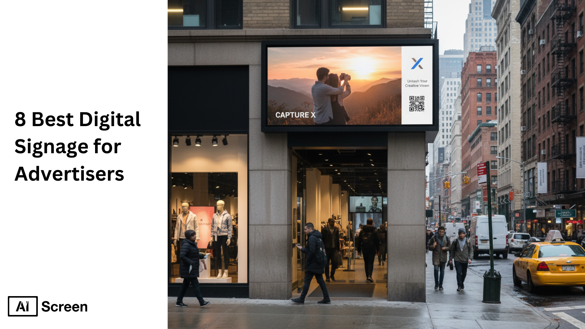 8 Best Digital Signage for Advertisers 1 top digital signage solutions for advertisers