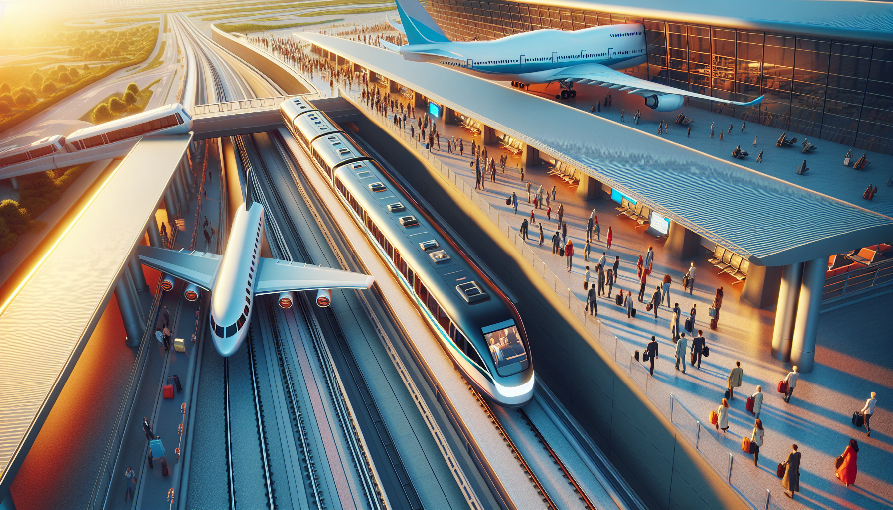 AirTrain connection at JFK Airport