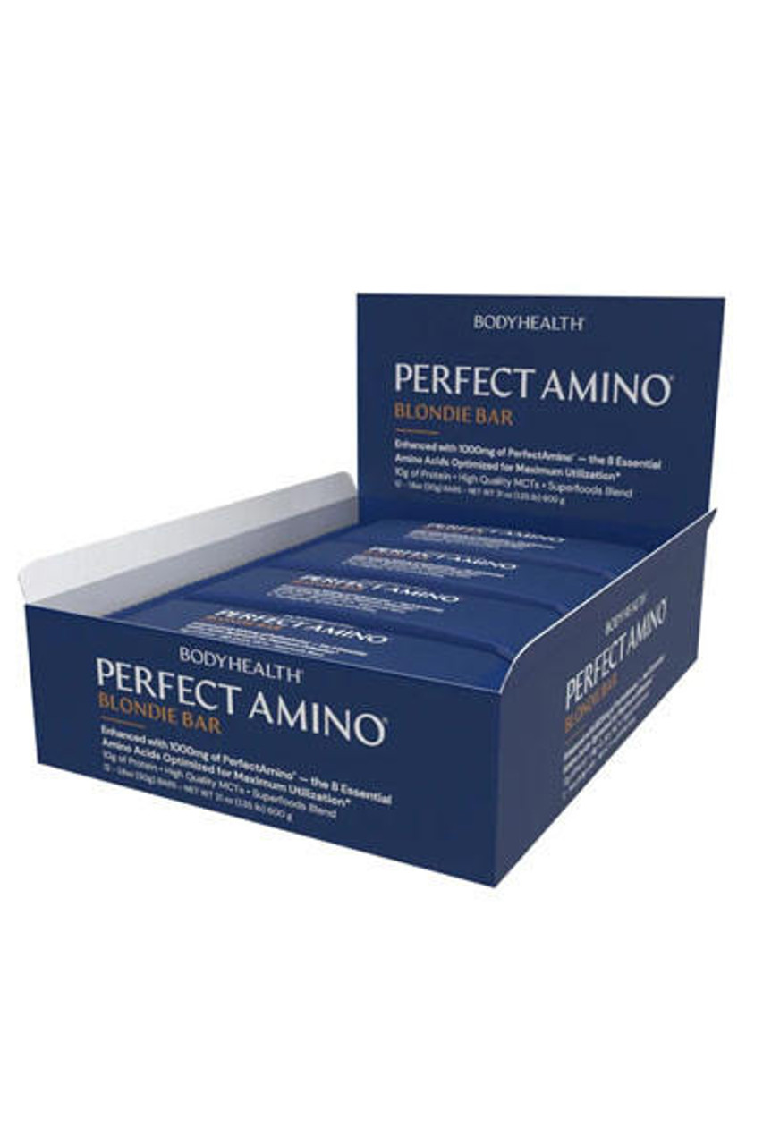 Perfect Amino Bar by BodyHealth - 1 Box (12 Bars)