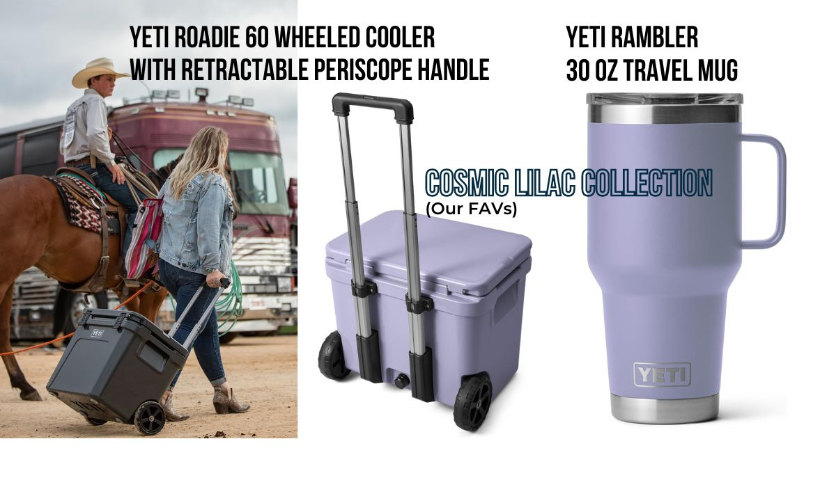 Cosmic Lilac Limited Color Collection is available in both coolers and drinkware.