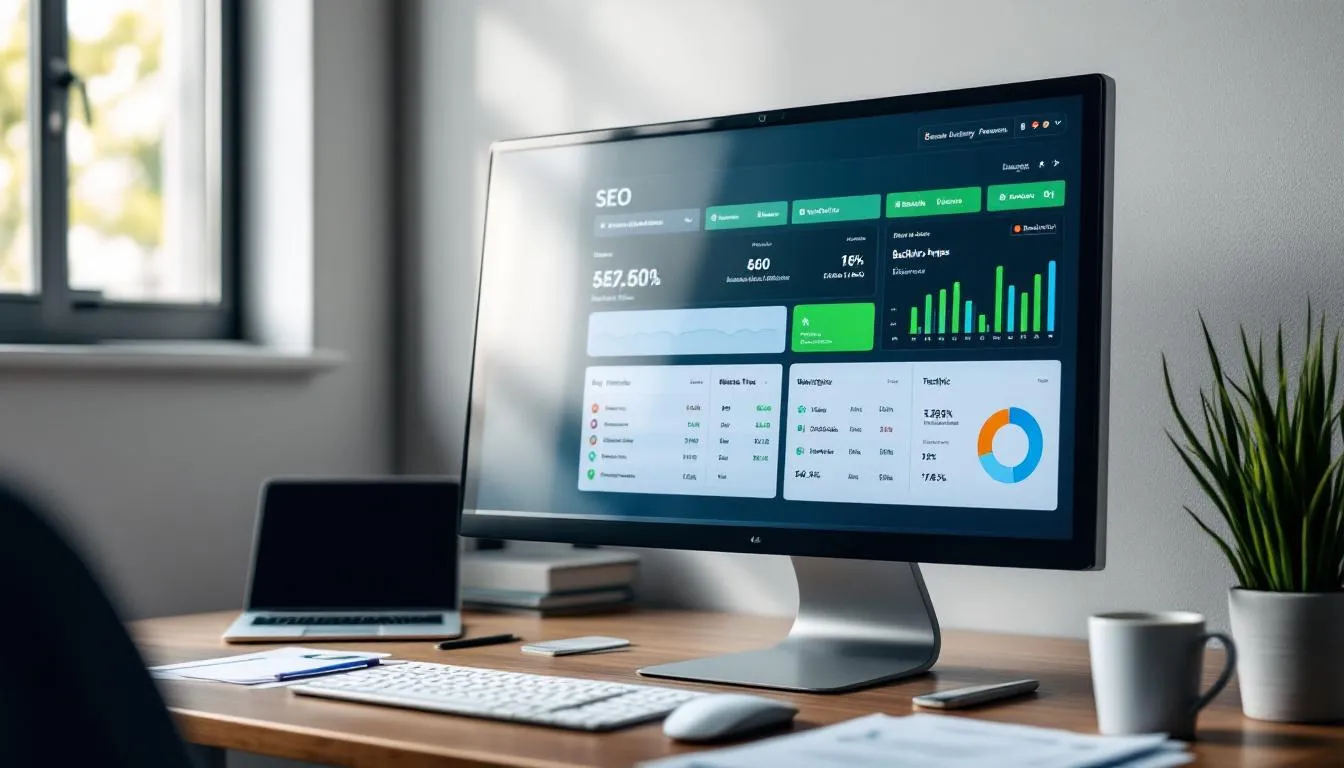 The image illustrates the concept of Search Engine Optimization (SEO) for e-commerce, highlighting various strategies such as conduct keyword research, content marketing, and social media marketing to drive traffic to online stores. It emphasizes the importance of targeting potential customers through effective marketing efforts to increase online sales and build brand awareness.