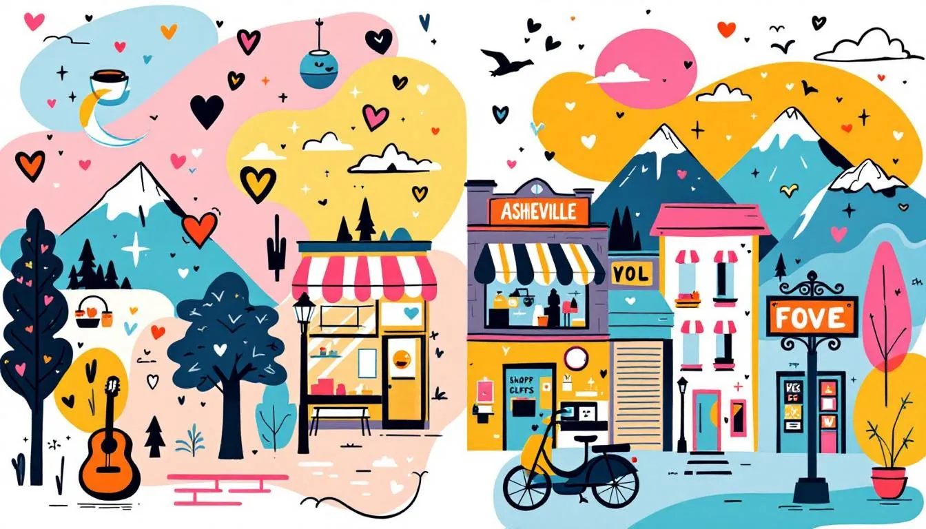 Shopping and entertainment coupons for local Asheville shops.