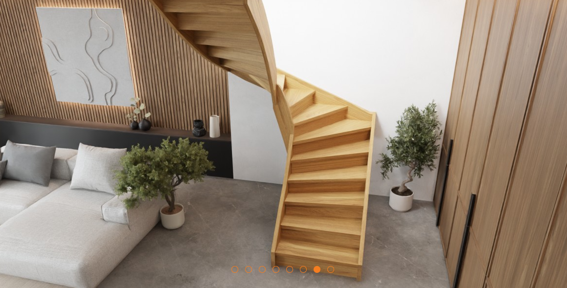 schody samonośne - ile miejsca potrzeba? STOLARNIA ŁOBZÓW