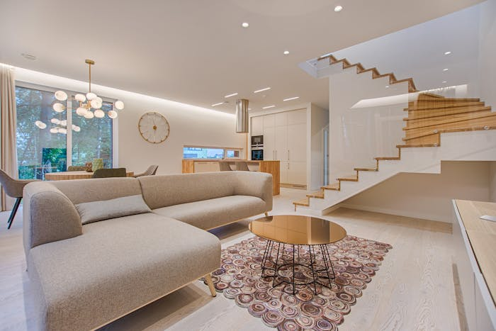 Modern interior of Airbnb arbitrage business