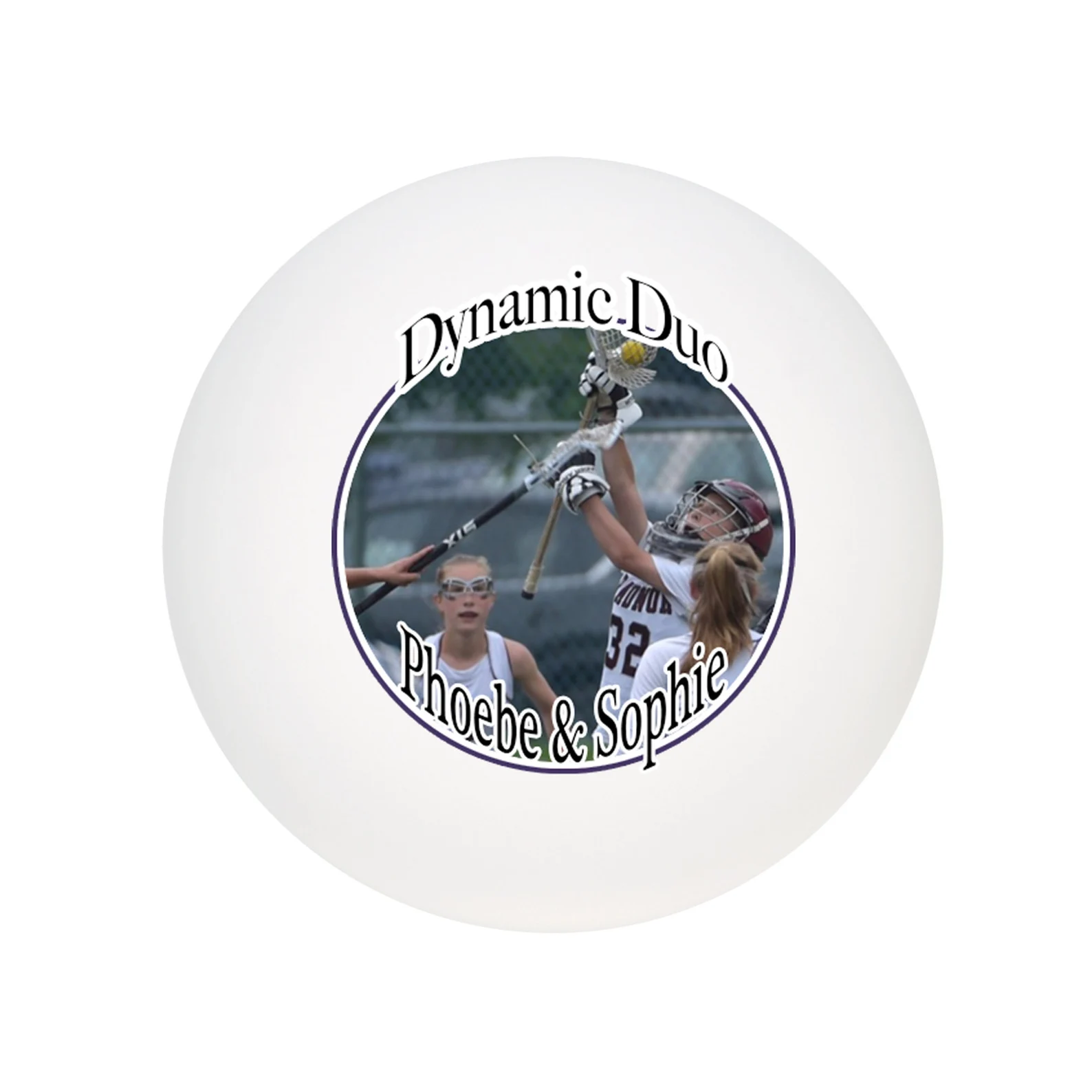 You can't go wrong with a custom lacrosse ball.