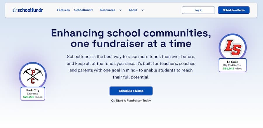 schoolfundr: one of the givebutter alternatives