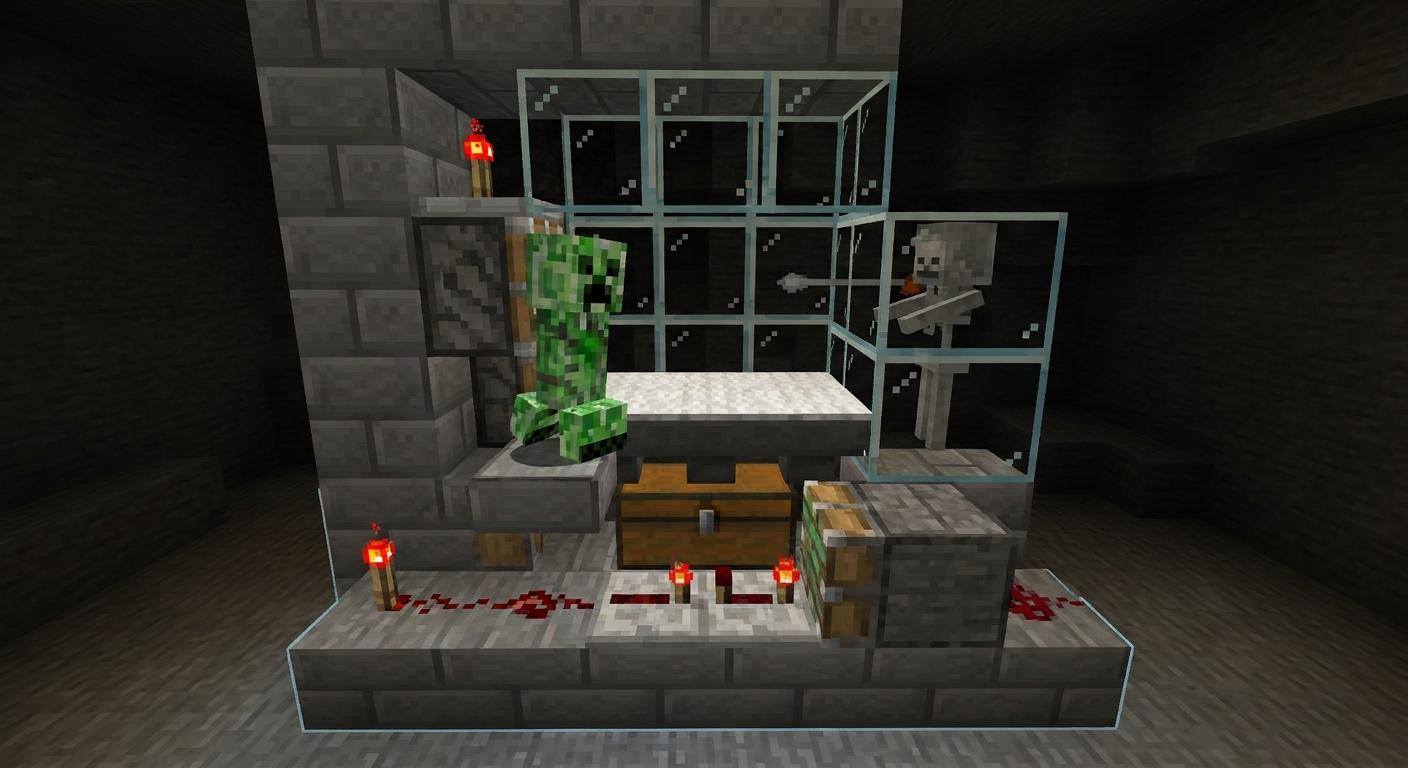 Piston Trap for Rapid Music Discs Minecraft 26.3