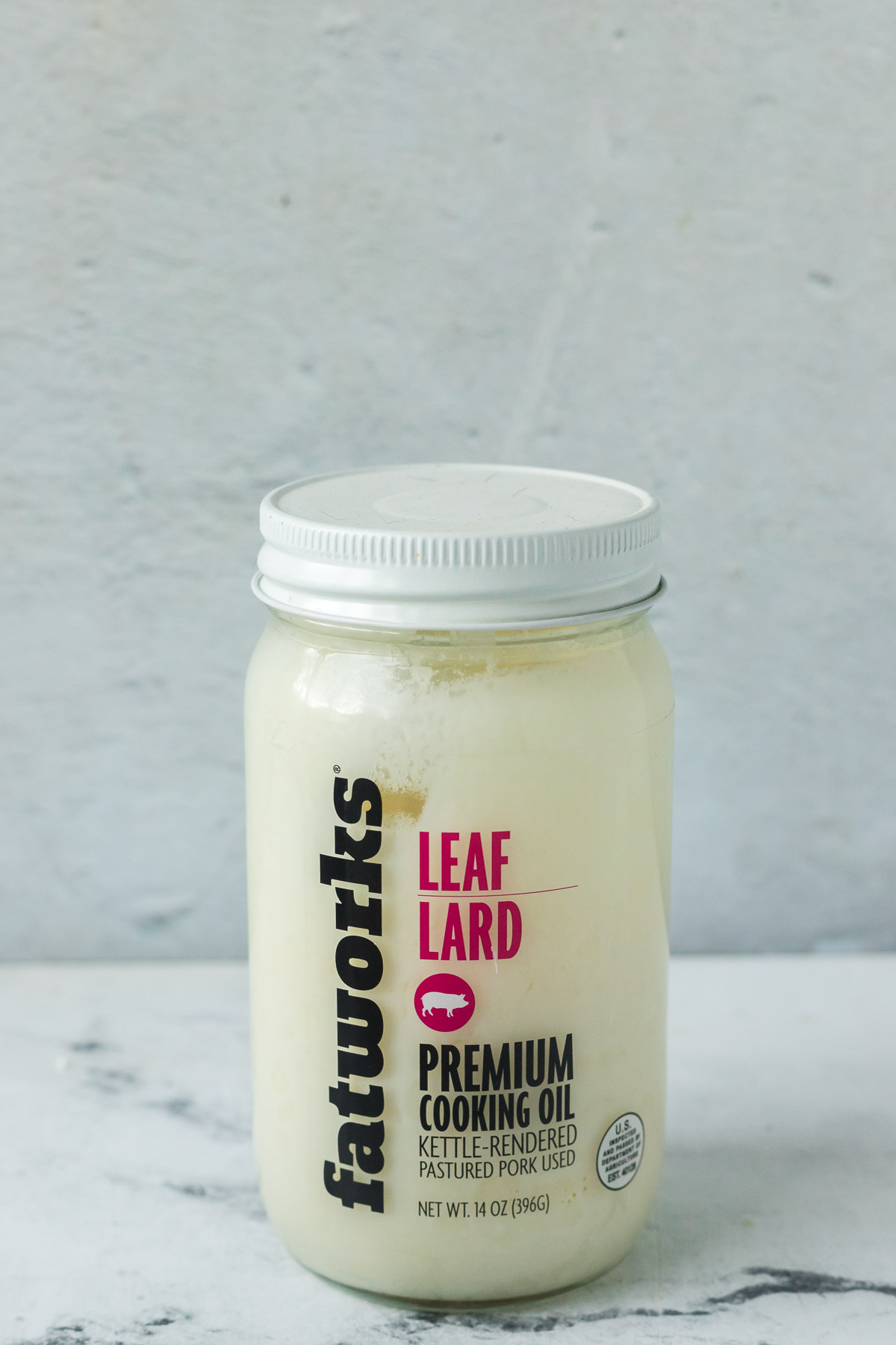 jar of leaf lard