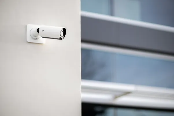 Bullet Camera Outside of Hospital