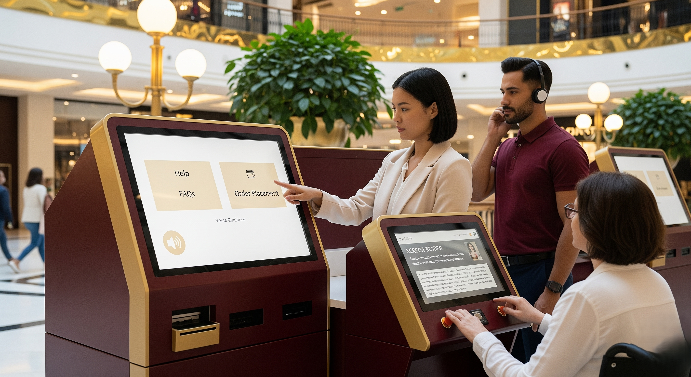 customer service kiosks
