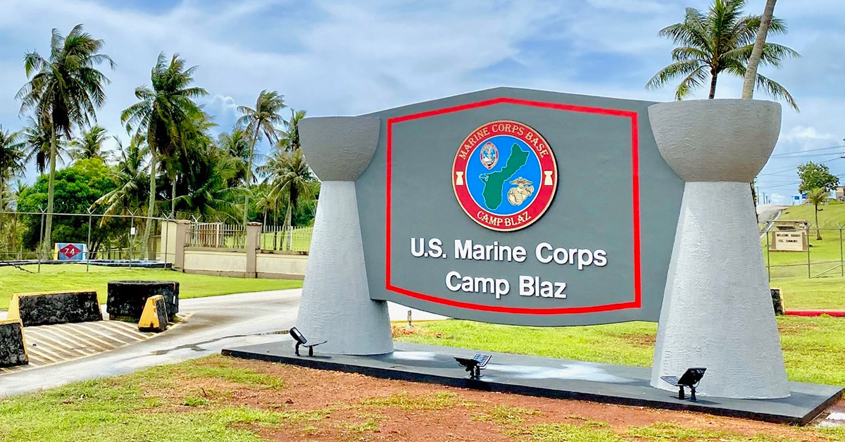 NAVFAC Pacific Finalized a Contract for Various Construction Work at Marine Corps Base Camp Blaz in Guam