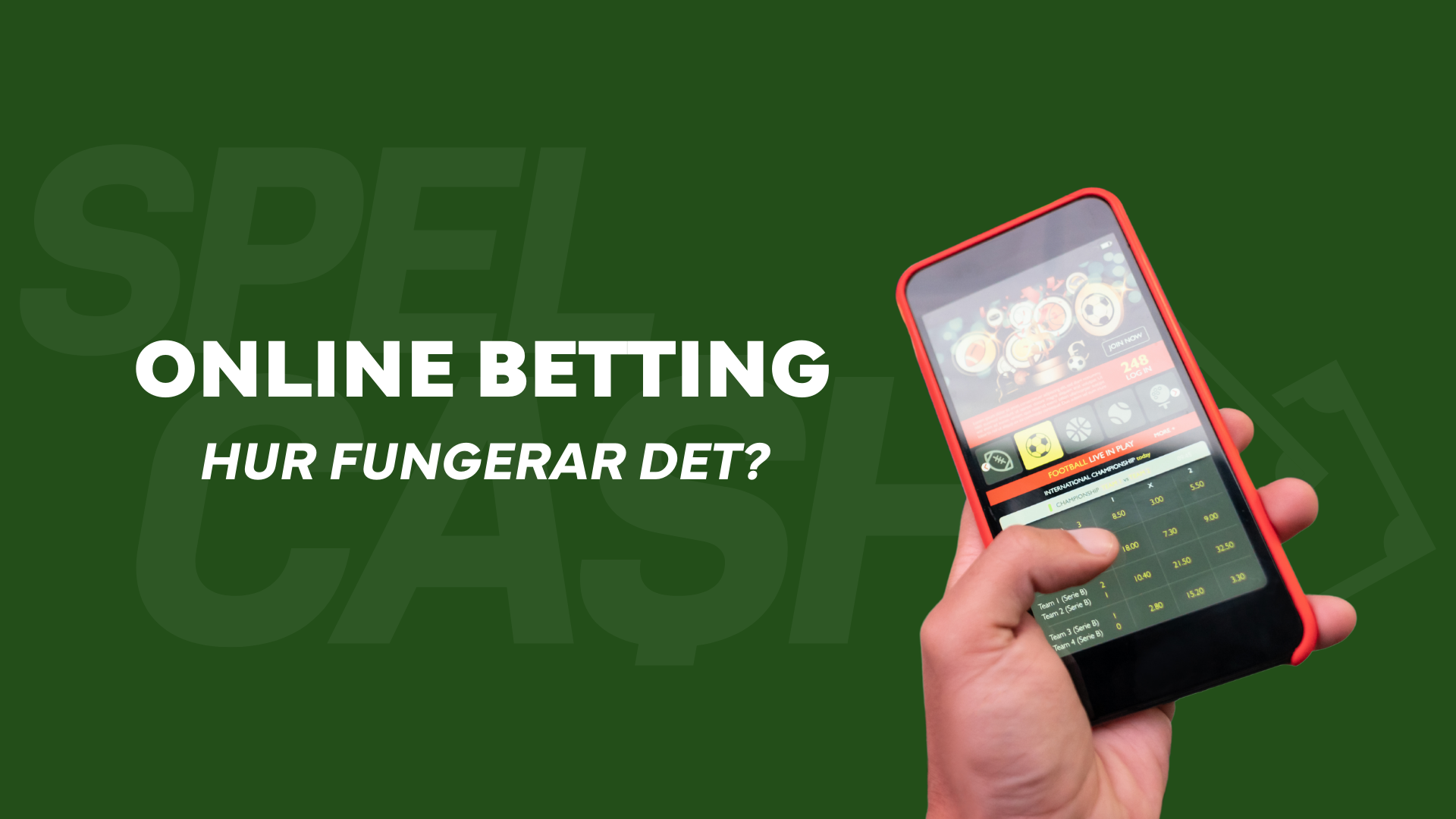 Online betting - hur fungerar det?