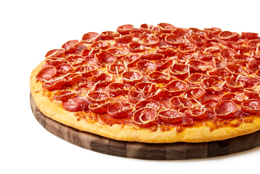 you can easily remove these pizza toppings as pizza is a heterogeneous mixture
