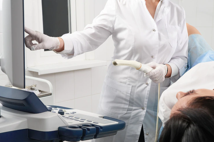 A transvaginal ultrasound scan uses an ultrasound probe which is inserted into your vagina to detect abnormalities in your uterus, fallopian tubes and ovaries.