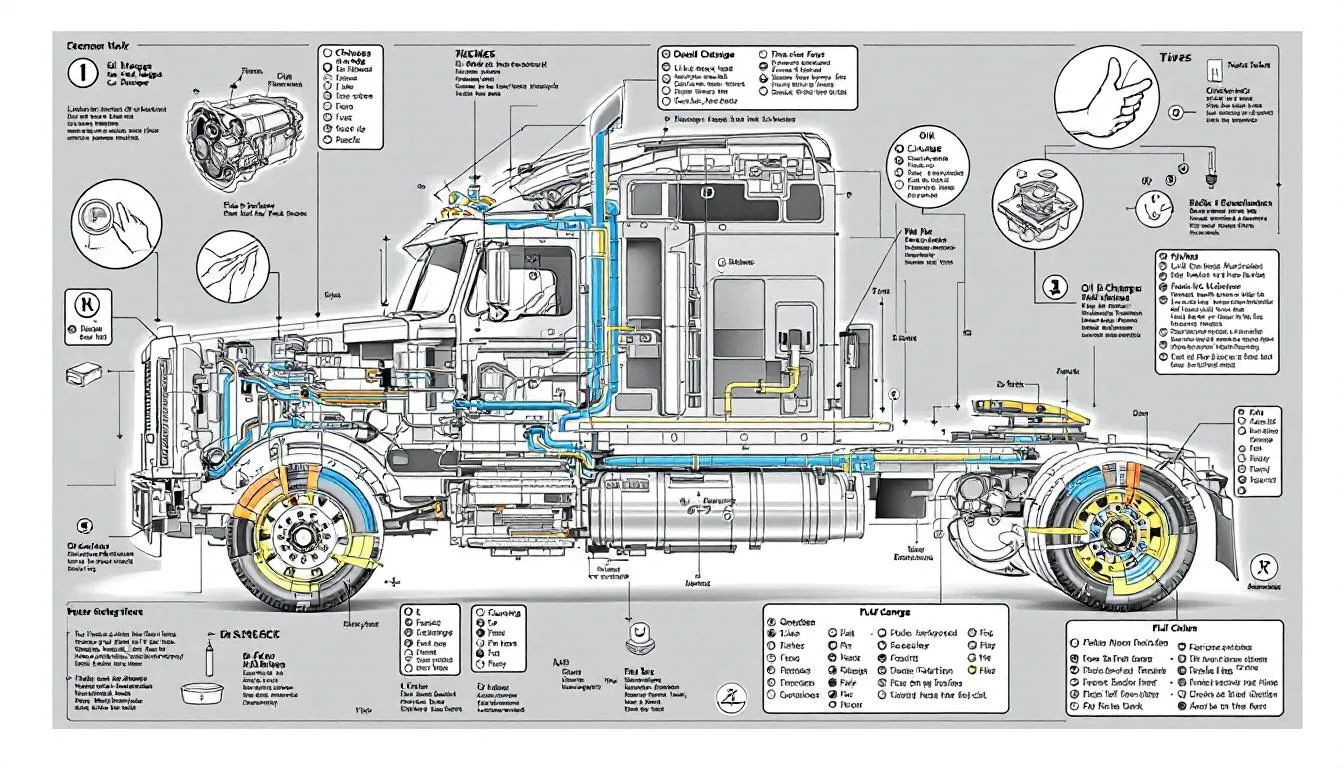 Seasonal maintenance considerations for trucks.