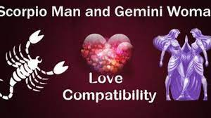 Scorpio Man and Gemini Woman Love Compatibility