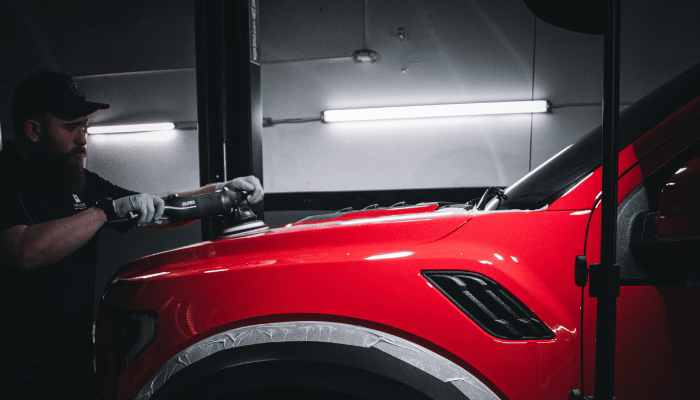 Buffing Flat Surfaces on A Car