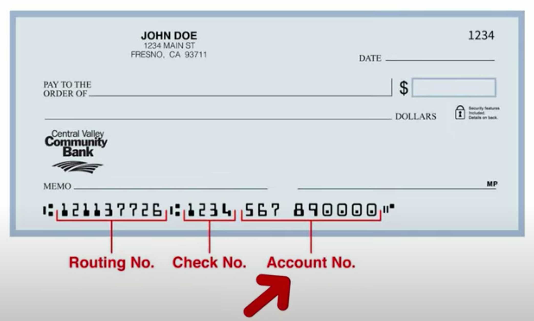 How to find your bank account info