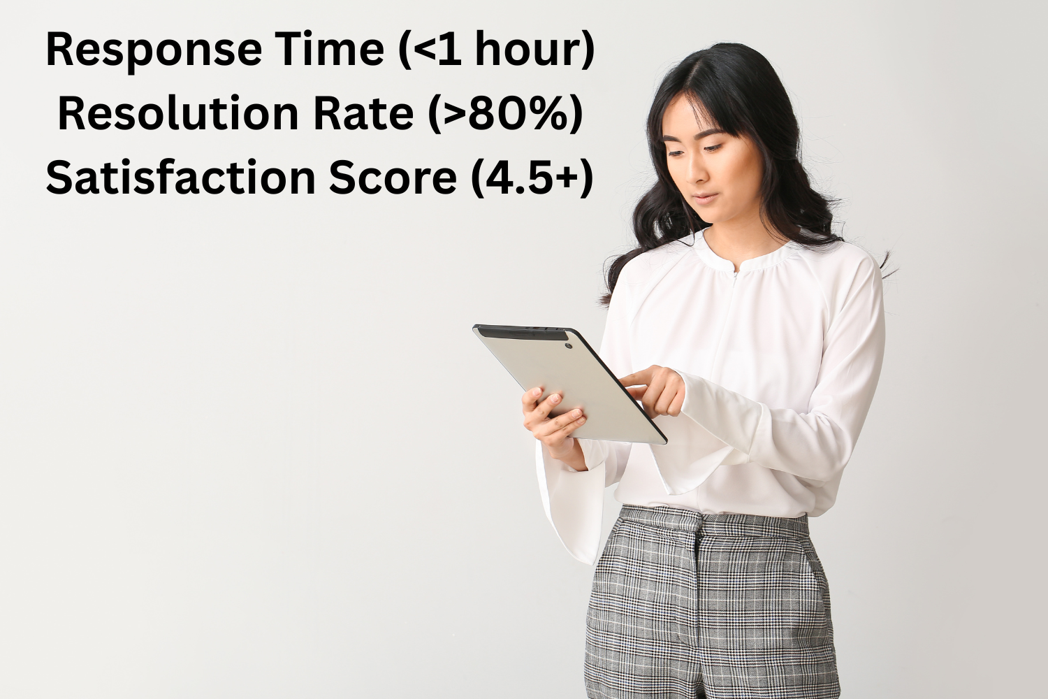 A remote employee with common KPIs.