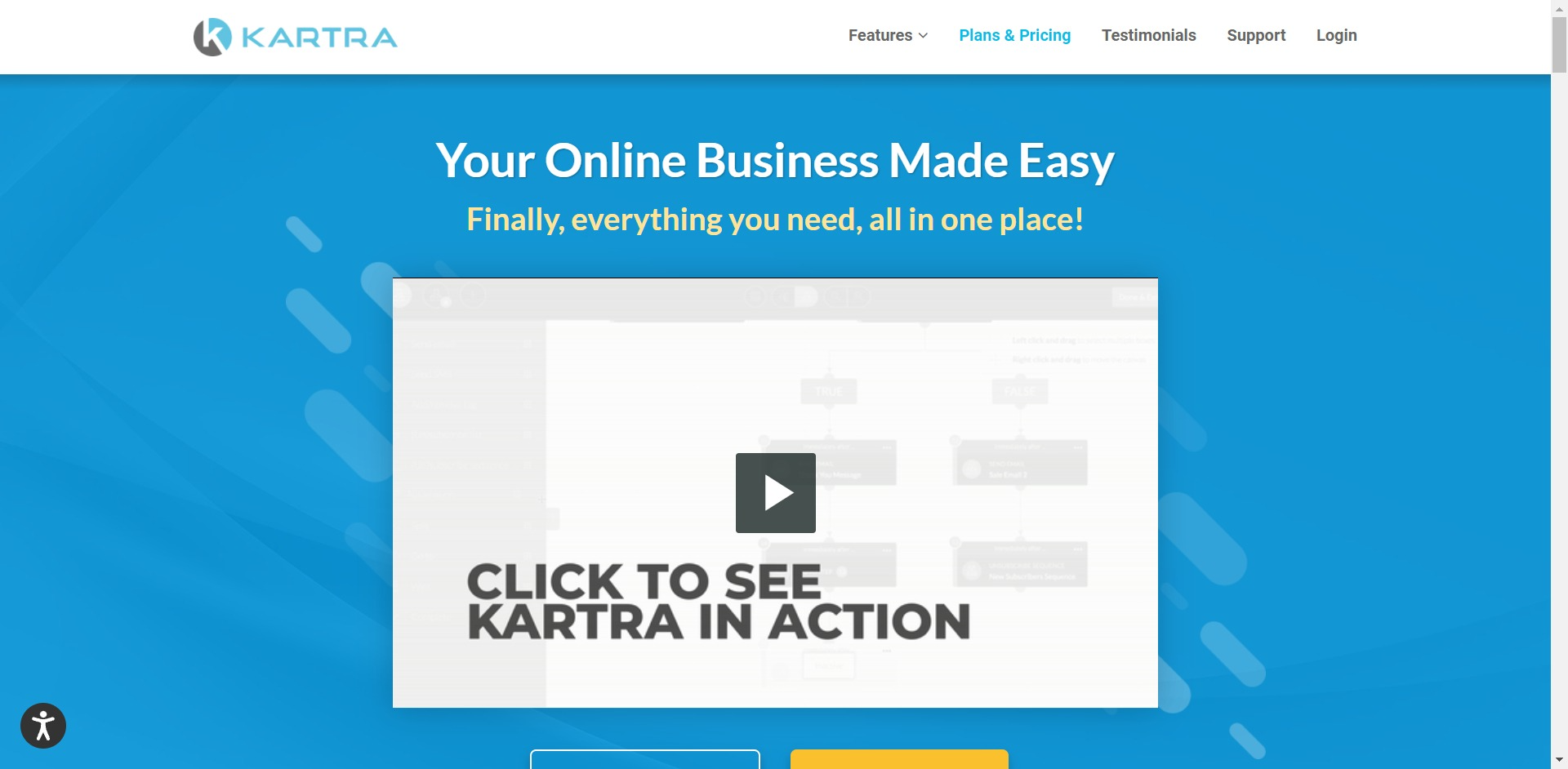 Kartra Homepage