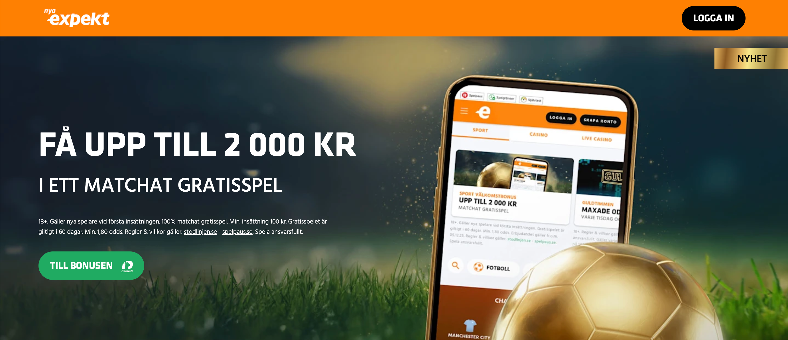 Expekt - bettingsida