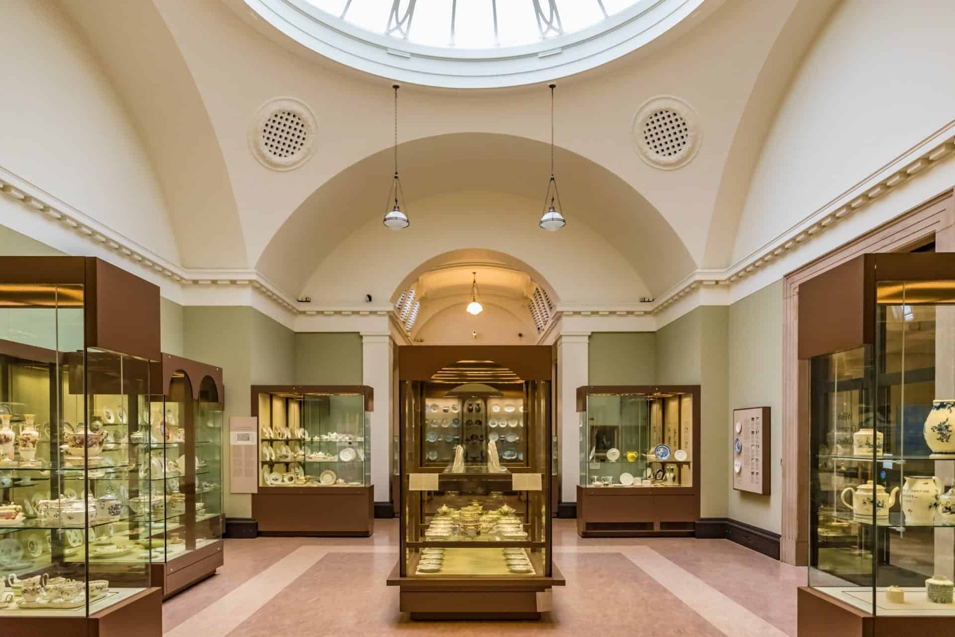 A display room in the National History of Wales