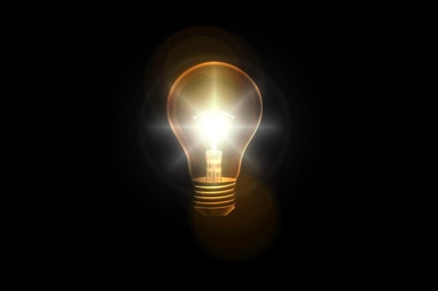 A lightbulb, representing the idea of writing and its benefits.