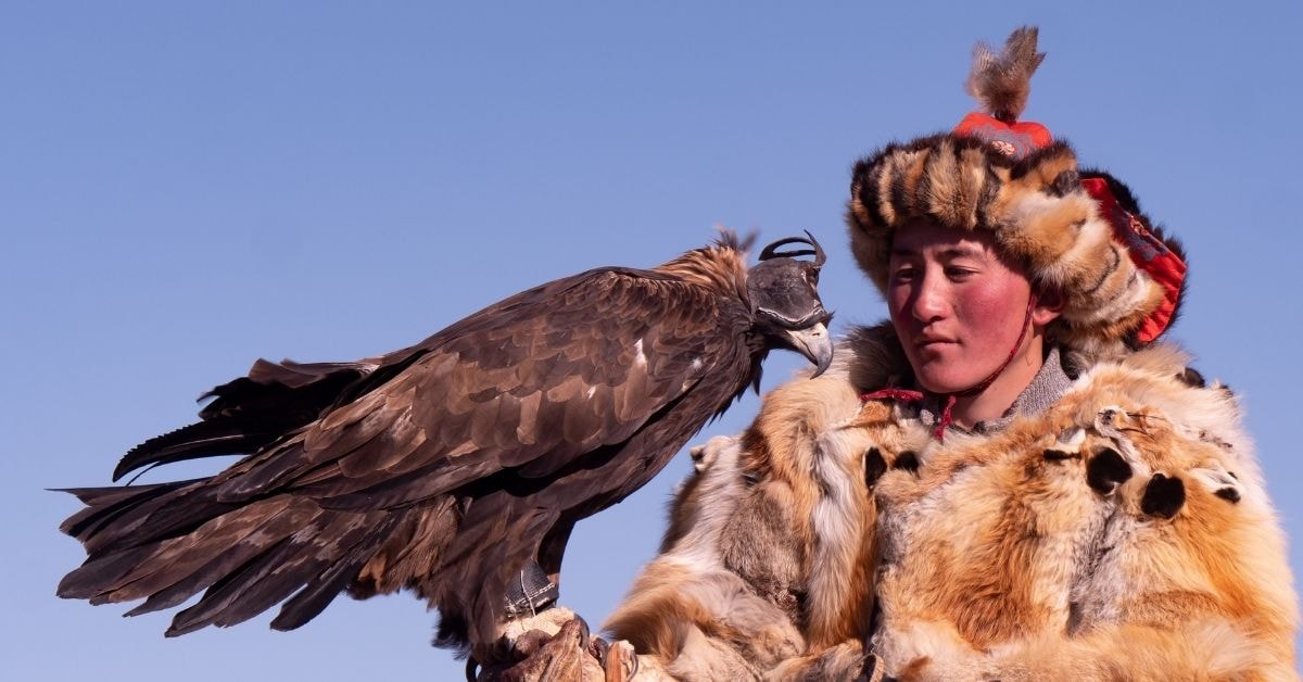 Eagle hunter Kazakh culture