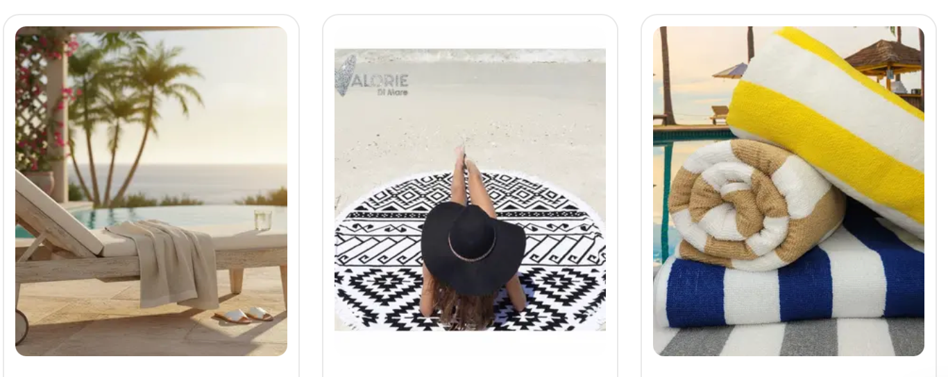 white label products - beach towels