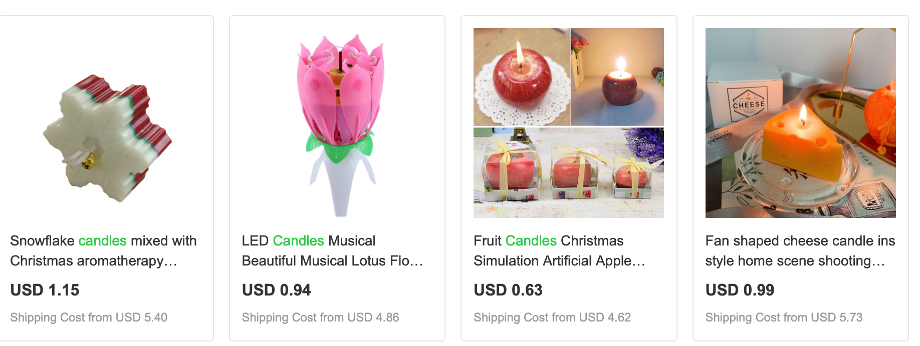 dropshipping candles - EPROLO 