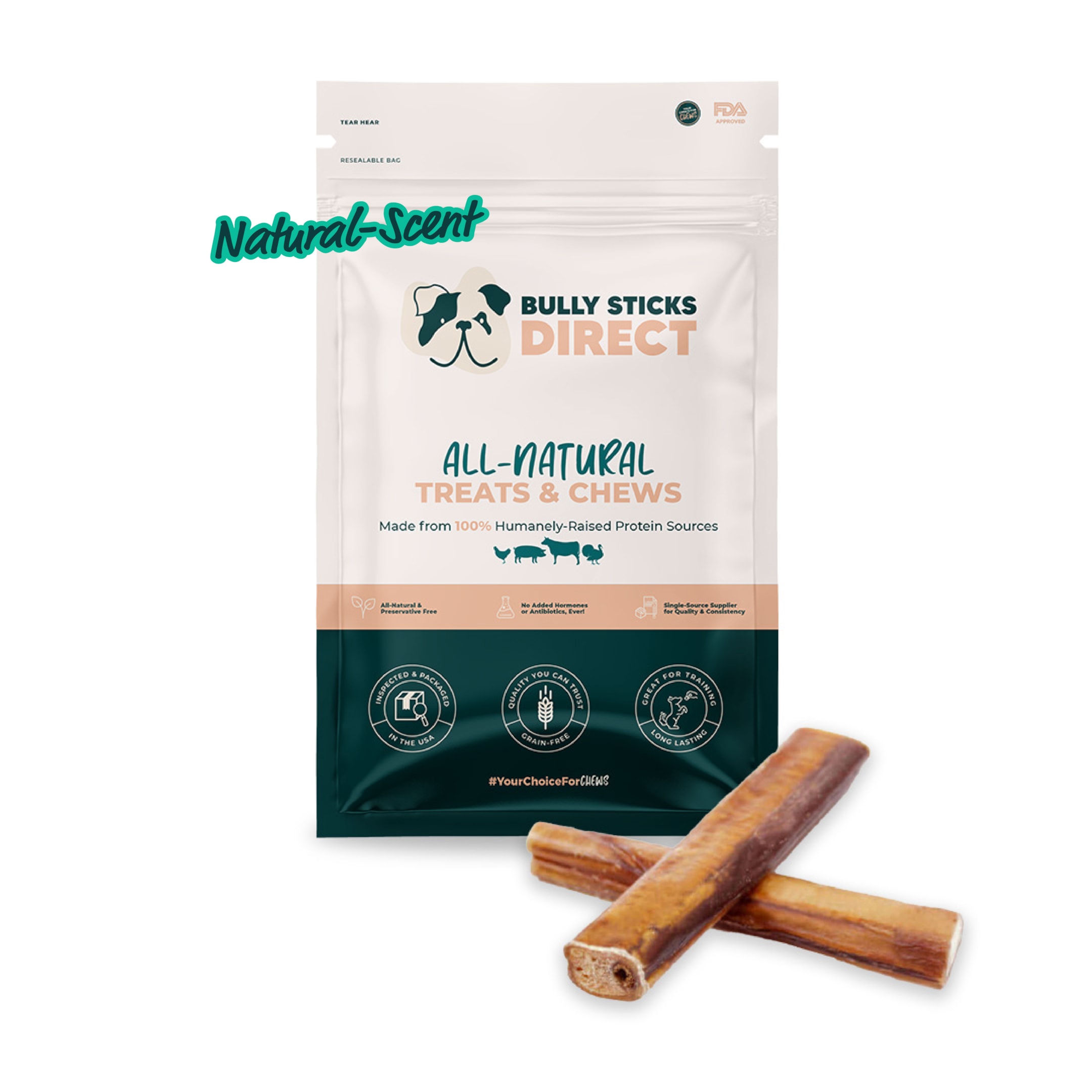 Bully Sticks Direct 6 Inch Monster Bully Sticks | Extra Large Bully Sticks 