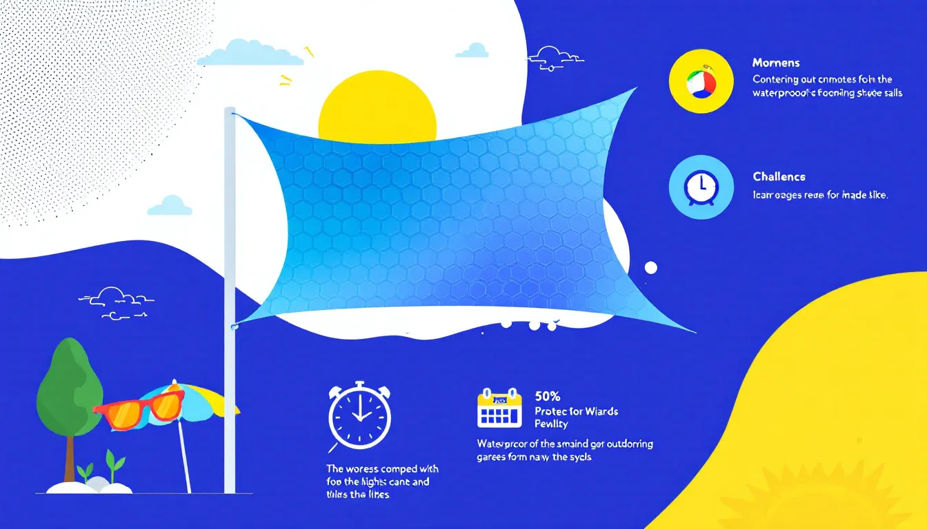 The advantages of using waterproof shade sails for outdoor protection.