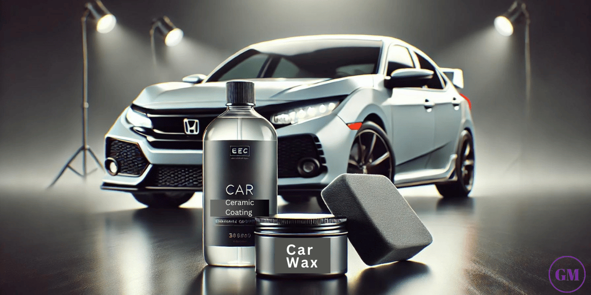 Polish, Clay bar, Wax for paint protection.