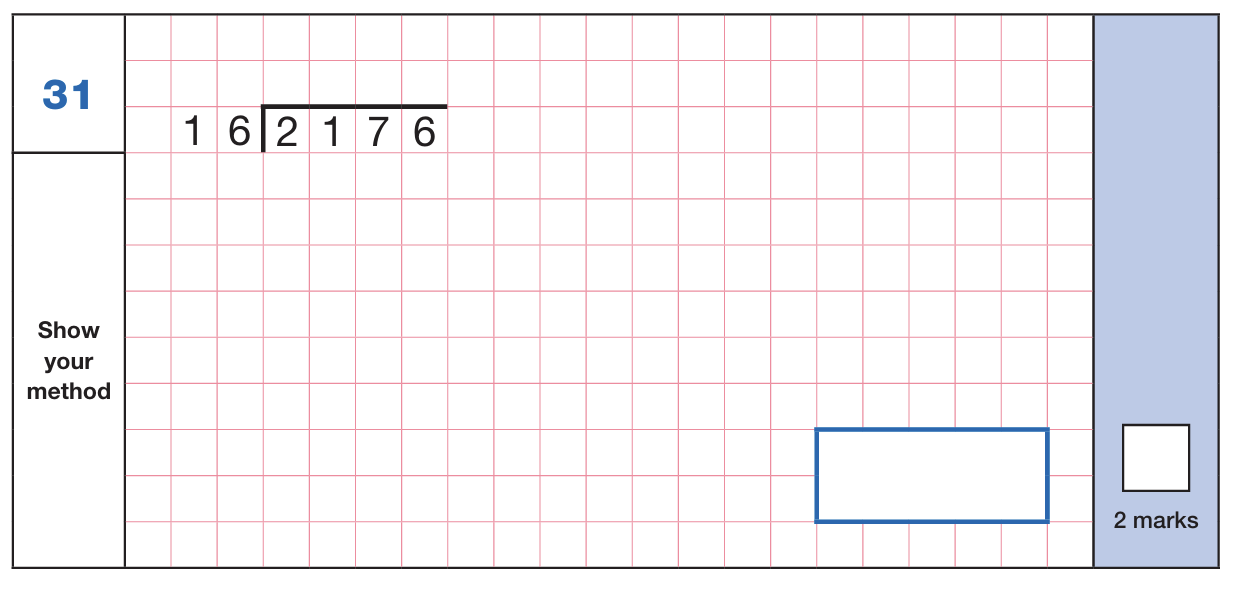 Arithmetic Paper 1 - Question 31