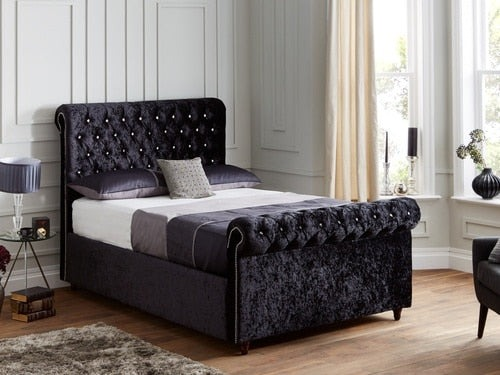 Ivory Chersterfield Bed
