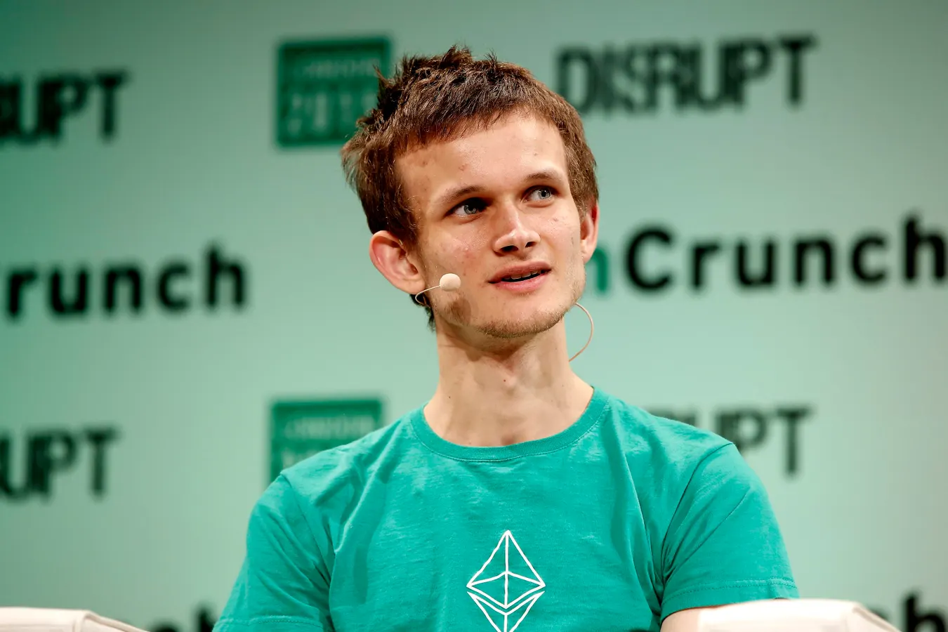 An image of the founder of Ethereum Vitalik Buterin.
