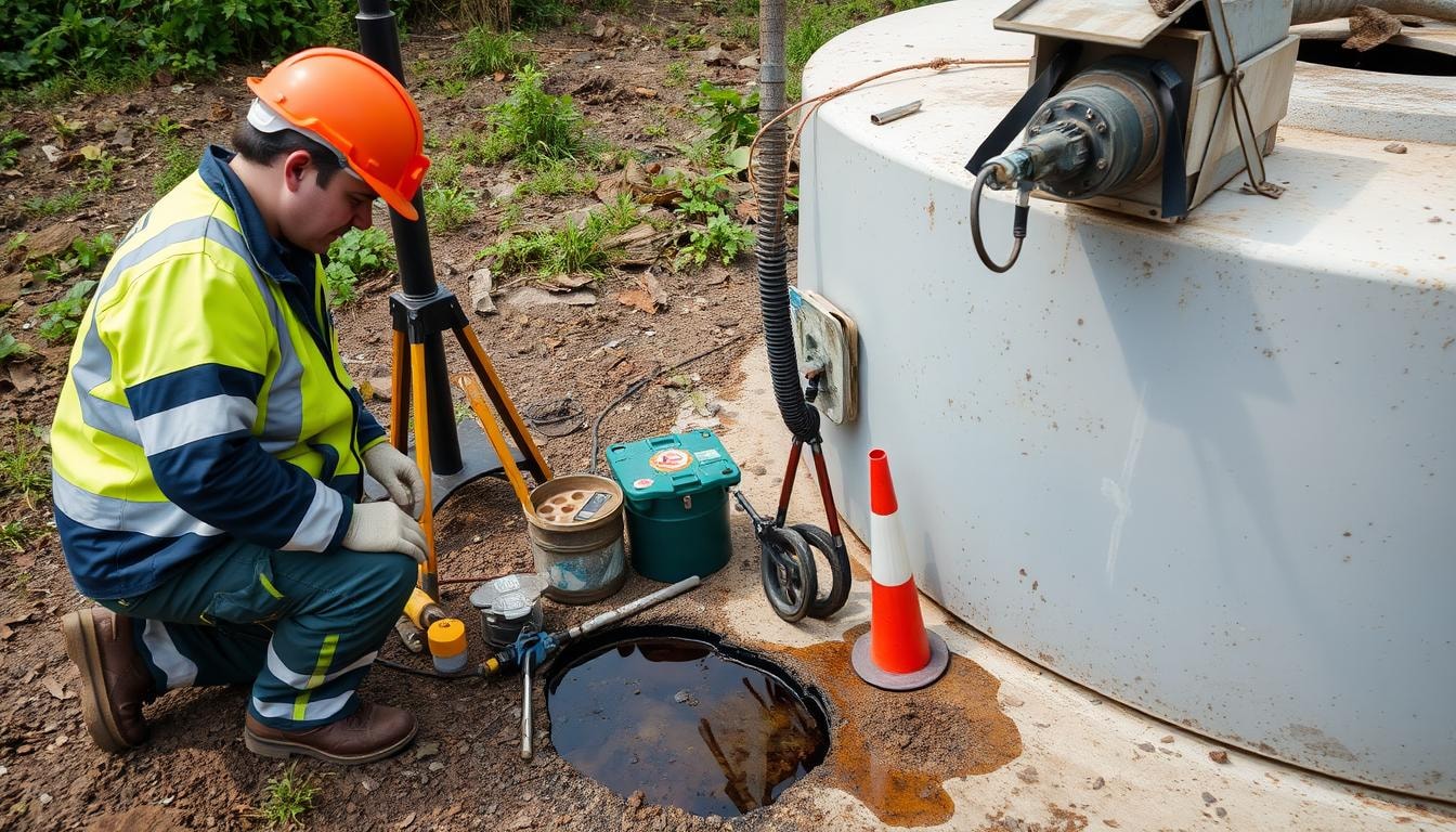 oil tank inspection