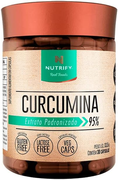 Cúrcuma em cápsulas da Nutrify. Fonte da imagem: Amazon