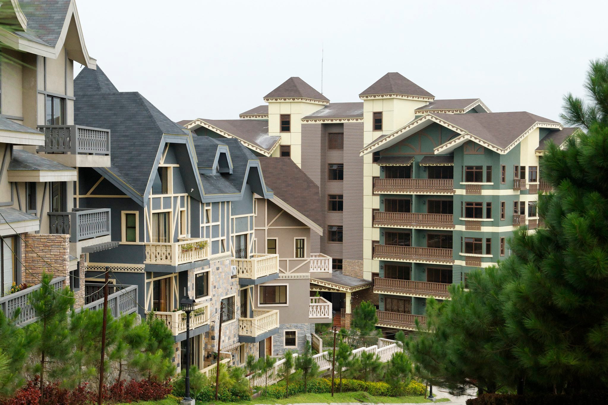 Image of Swiss Chalets inside the world-class community of Crosswinds Tagaytay